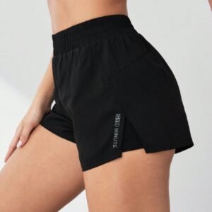 Easithlete Women's Summer 2 In 1 Running Shorts Comfortable And Anti-Lighting Sweater Shorts