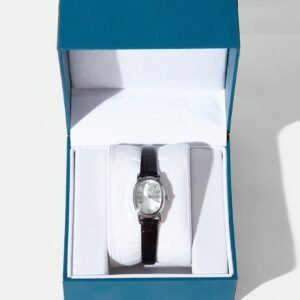 MOTF PREMIUM 1 PIEZA RELOJ DE MUJER CON ESFERA OVALADA Y CORREA TEXTURIZADA